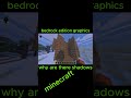 Bedrock and Java graphics
