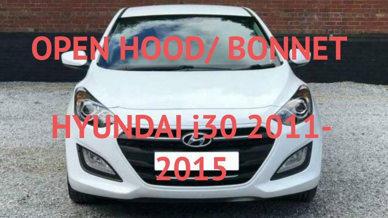 How to Open Hyundai i30 (nonbroken) YouTube