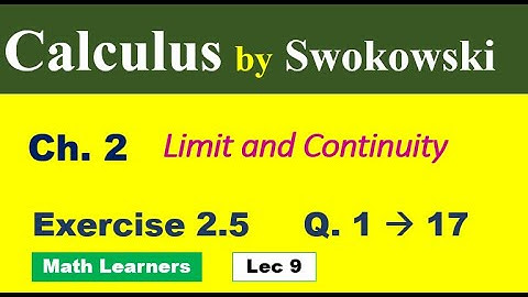 Calculus by Swokowski Ch 2 Lec 9 Exercise 2.5 Q 1 to 25 . derivative by chain rule.