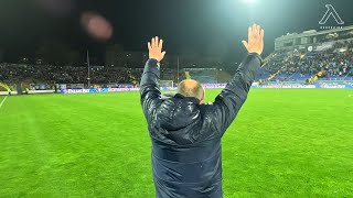 Емоционалният Станимир Стоилов след края на мача с "Локо" (Сф)