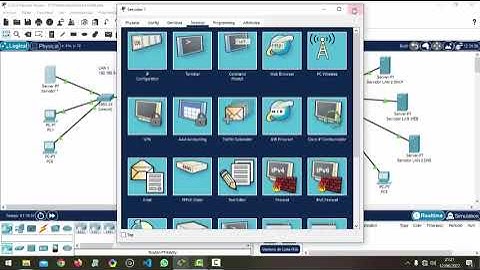 CONFIGURACION DE SERVIDOR DHCP Y DNS EN CISCO PACKET TRACER
