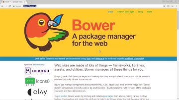 5  Install Bower