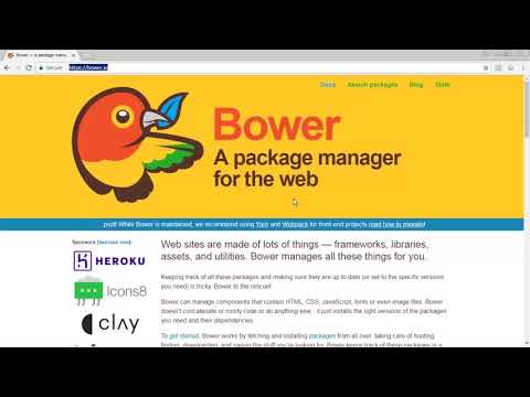 5  Install Bower