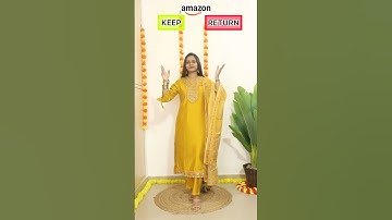 KEEP or RETURN From Amazon Festive Wear Kurta Set Haul 🌸 #keeporreturn #amazonfinds #ytshorts