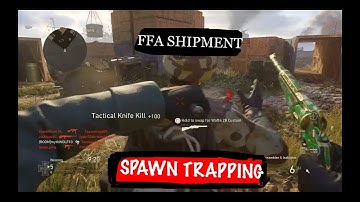 HOW TO SPAWN TRAP IN SHIPMENT FREE FOR ALL - COD WW2