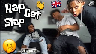 If You RAP You Get SLAPPED🤣👋🏾(UK EDITION)🇬🇧Ft Ronzo &amp; Ks Ldn