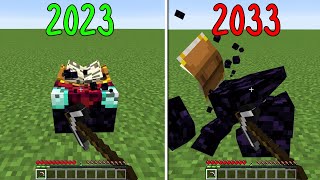 minecraft physics in 2023 vs 2033 v2