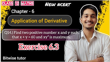 Find two number of x and y such that x + y = 60 and x into y cube is maximum