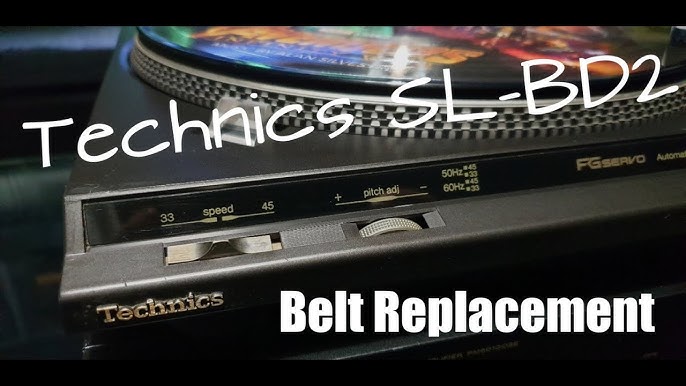 Platine vinyle révisée TECHNICS SL-B202 Automatic Turntable - Belt