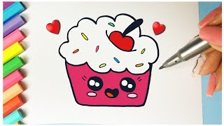 Como desenhar Bebida MilkShake fofo Kawaii ❤ Desenhos Kawaii - Desenhos  para Desenhar 