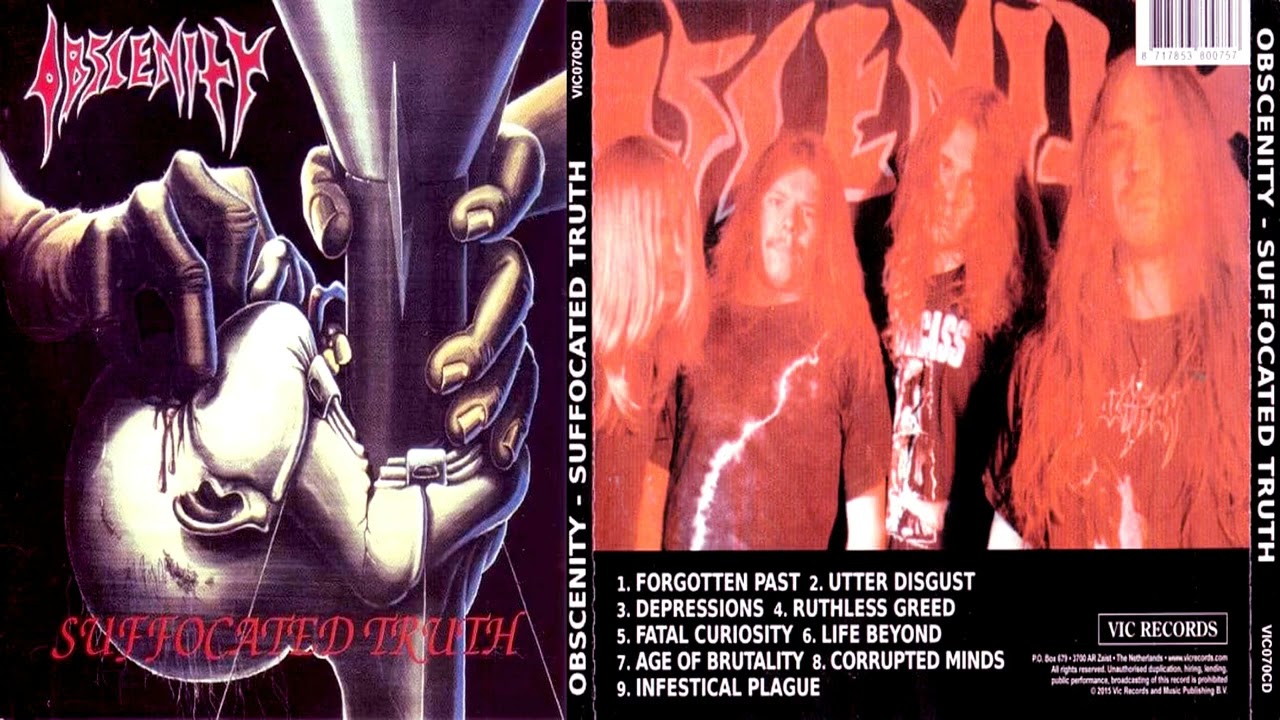 Obscenity | Germany | 1992 | Suffocated Truth | Full Album | Death