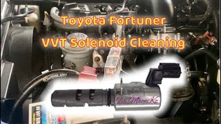 Toyota Fortuner VVT Solenoid Cleaning