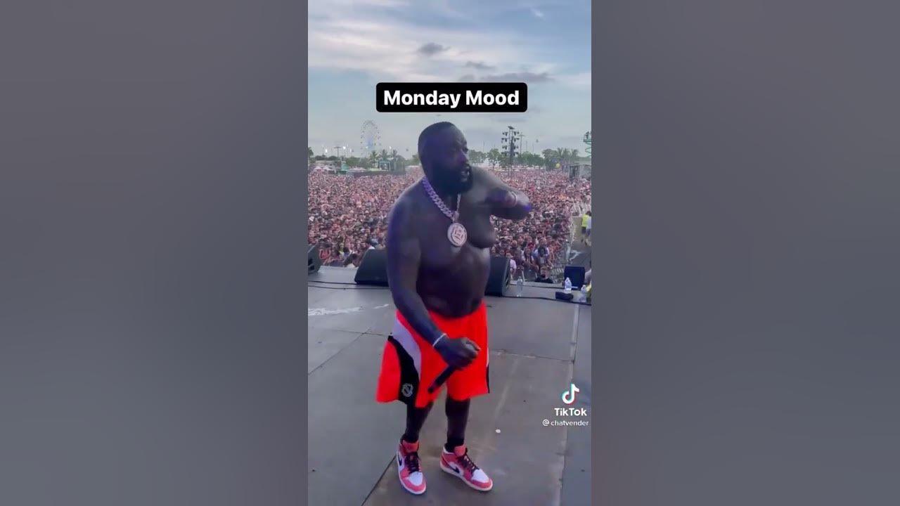 Mood 😁 is Monday #rickross #lyrics #music #song #feel #yeat #blacksherif #morgan #kid #chella