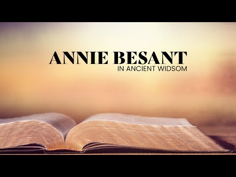 Video: Annie Besant: biografi, bilder, sitater