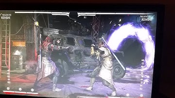 MKX Kenshi - Hit/block option select