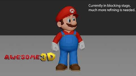 Work in Progress Mario Movie Animation