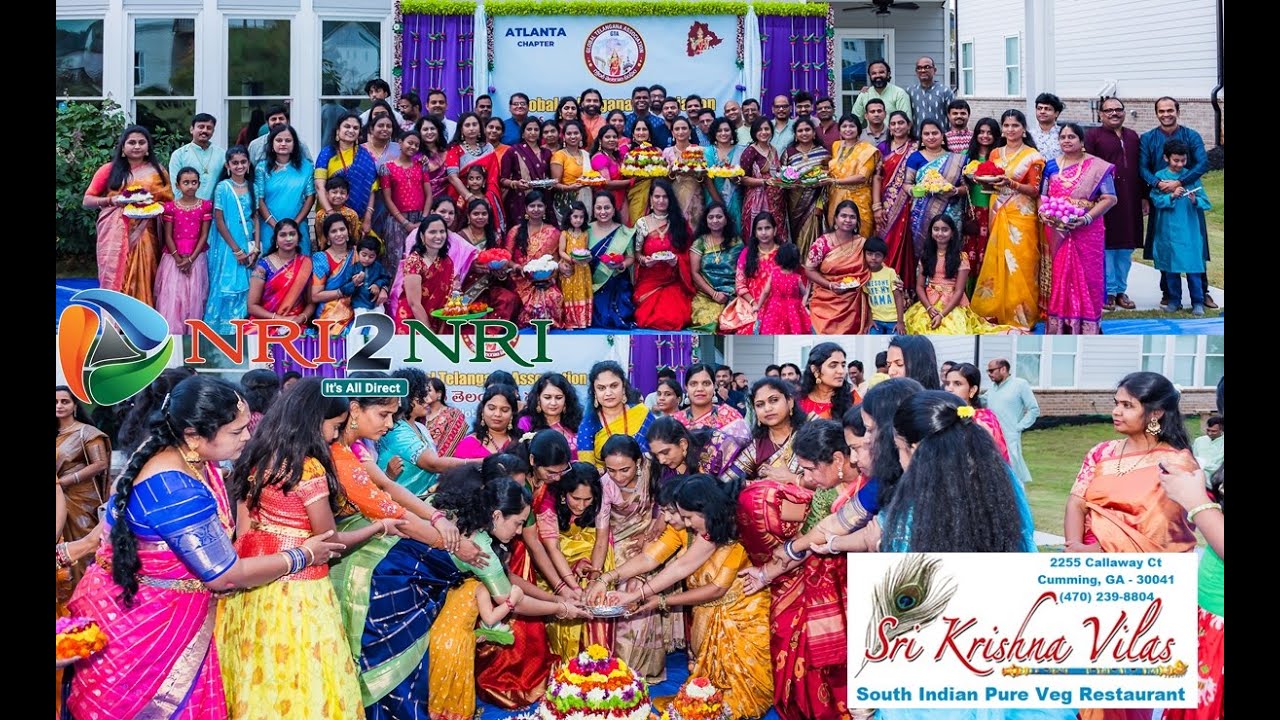 GTA Atlanta Chapter China Bathukamma Celebrations | NRI2NRI.COM