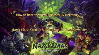 [Hearthstone]HOW TO BEAT HEROIC BOSSES [Heroic Kel'Thuzad] Subtitle for Guide