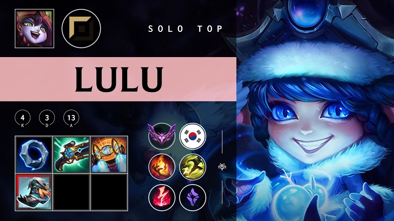 Lulu Top vs Jax - KR Master Patch 25.24