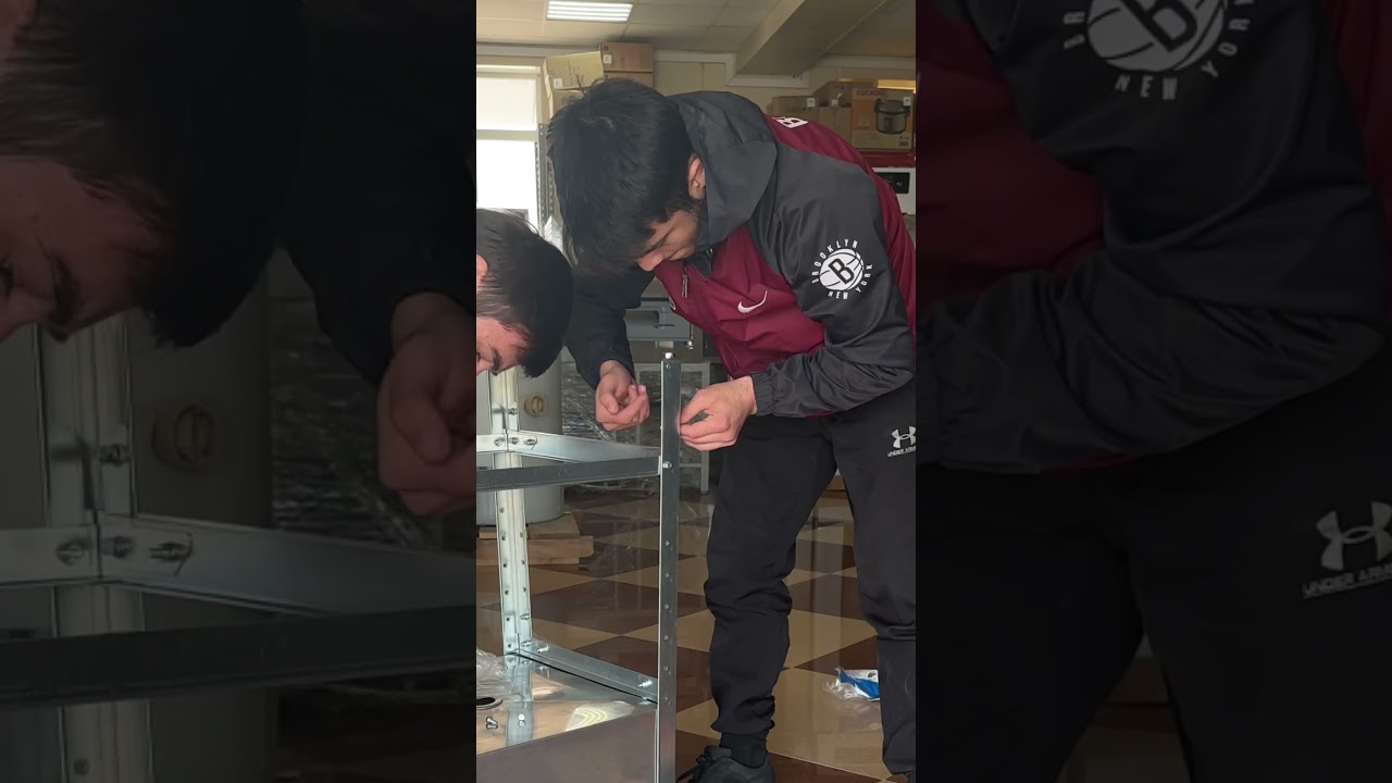 Сборка односекционной мойки МХМ 