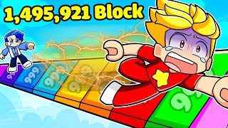 Tôi Ném Bạn Thân Bay 1 Triệu Block trong Roblox