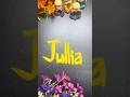 Sand Name Art | Jullia