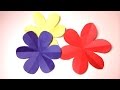 How To Cut A Perfect 6 Petal Flower DIY Paper Craft How To Cut A Perfect 6 Petal Flower DIY Paper Craft