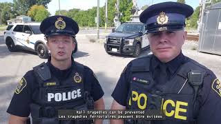 CN Police & OPP Rail Safety Week 2025