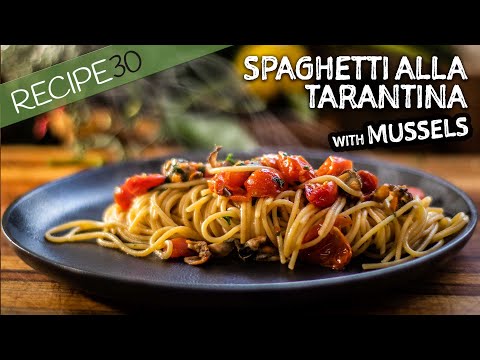 Spaghetti Alla Tarantina with mussels and tomato