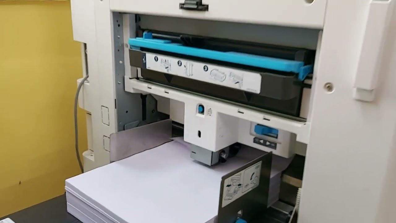 Riso SF9350 printing at 10000 sheets per hour