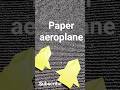 DIY. PAPER AEROPLANE . വിമാനം#diy #kerala #pepercraft