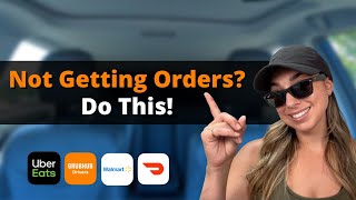 Not Getting Orders? Do this! | DoorDash, Uber Eats, GrubHub, Spark Driver Ride Along
