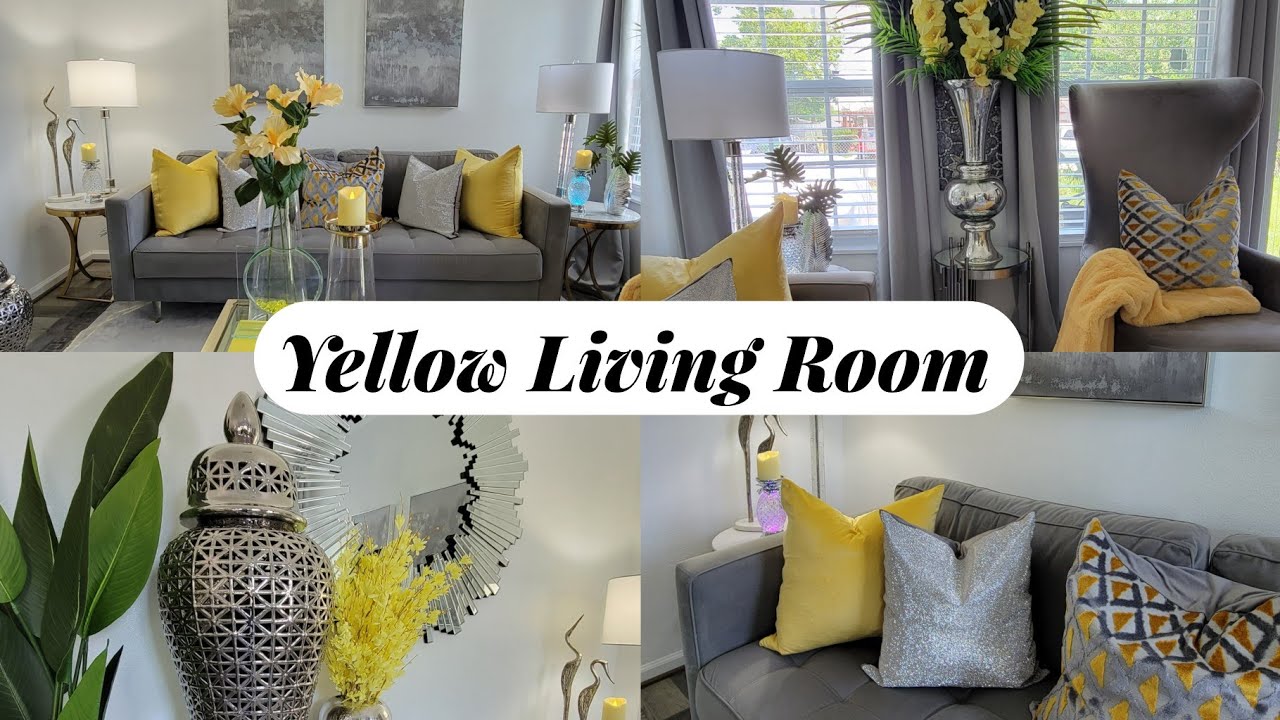 Yellow Living Room Interior Design