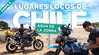 LUGARES LOCOS DE CHILE  parte 2 / AGUA DE LA ZORRA . Huentelauquén / Himalayan vs R1250 GS