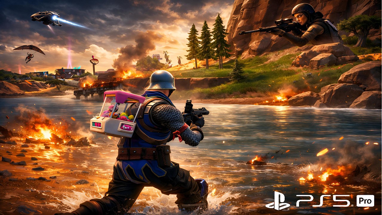 Fortnite PS5 Pro MAX Settings 4K 120FPS – Full Gameplay