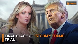 Final stage of 'Stormy' Trump trial | DD India Live