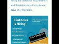 ClinChoice Private Limited Job Openings 2022 | Biostatistician, Statistical Programmer #shorts