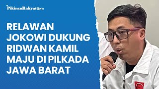 Relawan Jokowi Dukung Ridwan Kamil Maju di Pilkada Jawa Barat