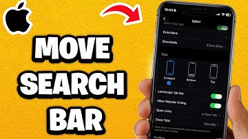 How To Move Search Bar To Top Of Screen On iPhone - Fastest Guide