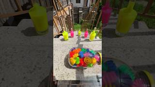 Toys Colorful Crushing Crunchy & Soft Things ! Breaking Glass Bottles ⚠️🔥 #Shorts #Asmr