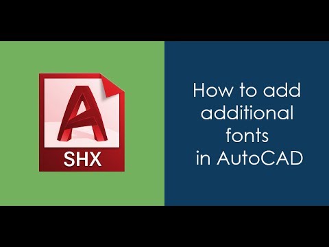 Video: Jinsi Ya Kufunga Font Katika AutoCAD