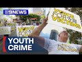 Youth crime victims march to Queensland parliament | 9 News Australia