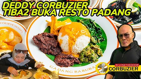 DEDDY CORBUZIER JUALAN NASI PADANG | GADANG BARUBAH