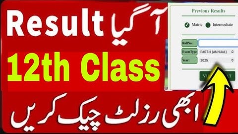 12th Class Result 2025 Check Online | Punjab Boards Result by Roll No & Name