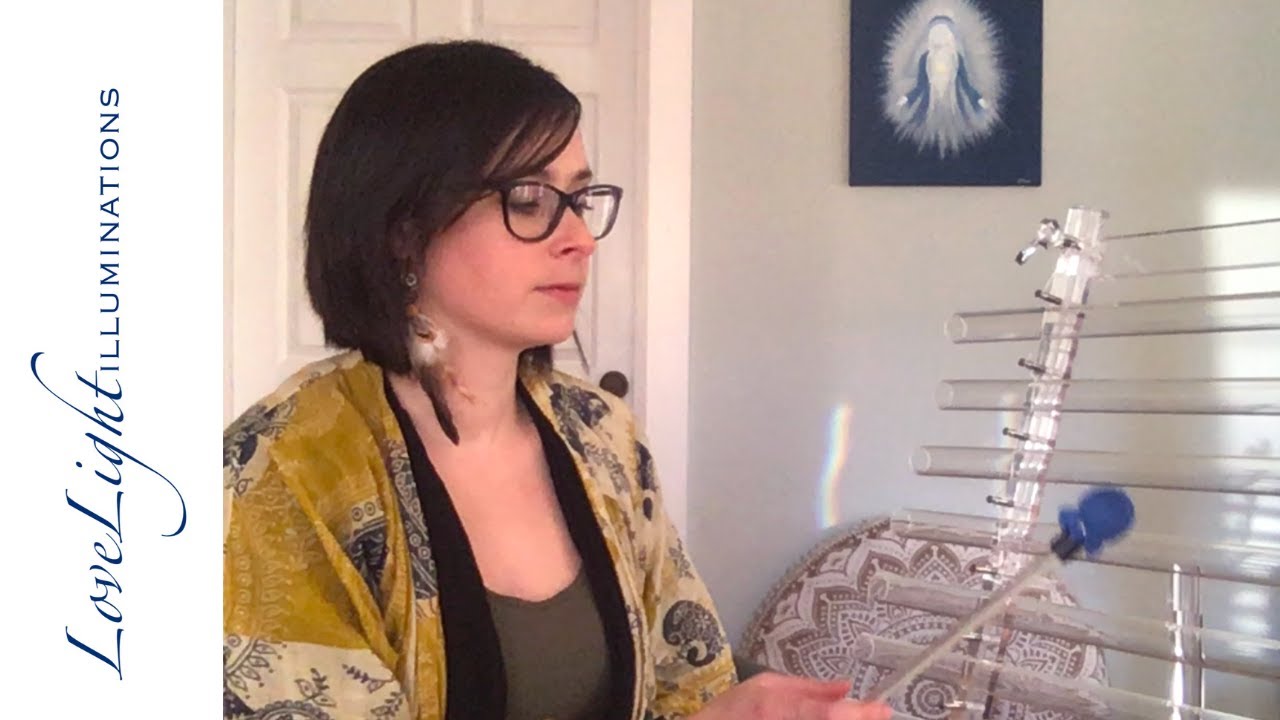 LoveLight Sound Healing with Crystal Harp - Opening To a Higher Vibration In 2020