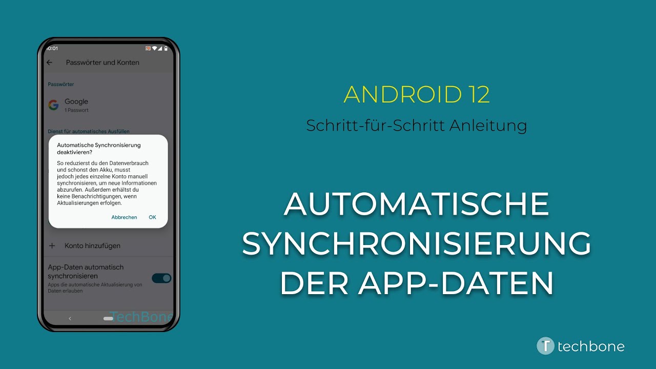 AUTOMATISCHE SYNCHRONISIERUNG VERWENDEN visual data 5