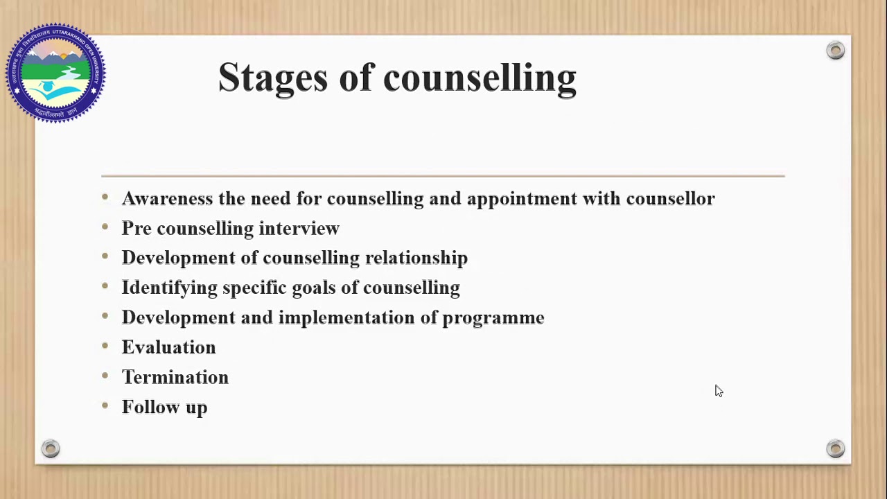 Counselling, Meaning, Need & Types (BAED102) YouTube