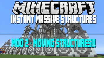 Minecraft: INSTANT MASSIVE STRUCTURES 2 (BIG MODERN HOUSES & OVER 800 STRUCTURES MORE!) Mod Showcase