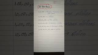 Do You Know L Million Me Kitne Zero Hote Hai L million shorts short viral crore study