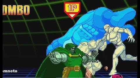 MvC2: Iceman Ice Fist Combo to Throw to Rocks to AA to Doom Infinite APA 100%+ Combo